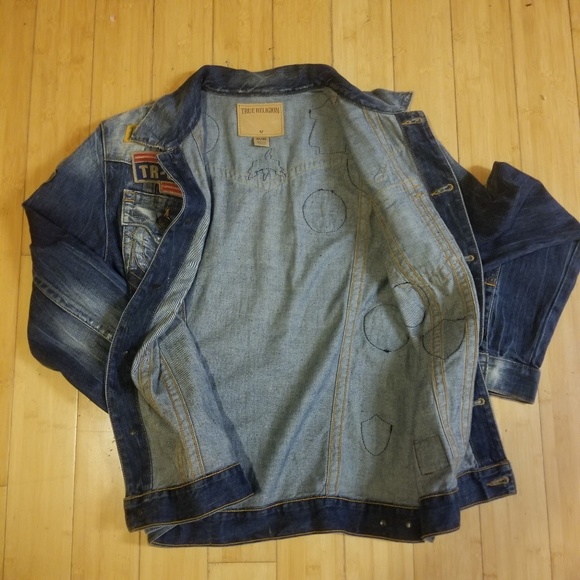 ⛔⛔SOLD⛔⛔True Religion Jimmy Patchwork jacket - Picture 4 of 8